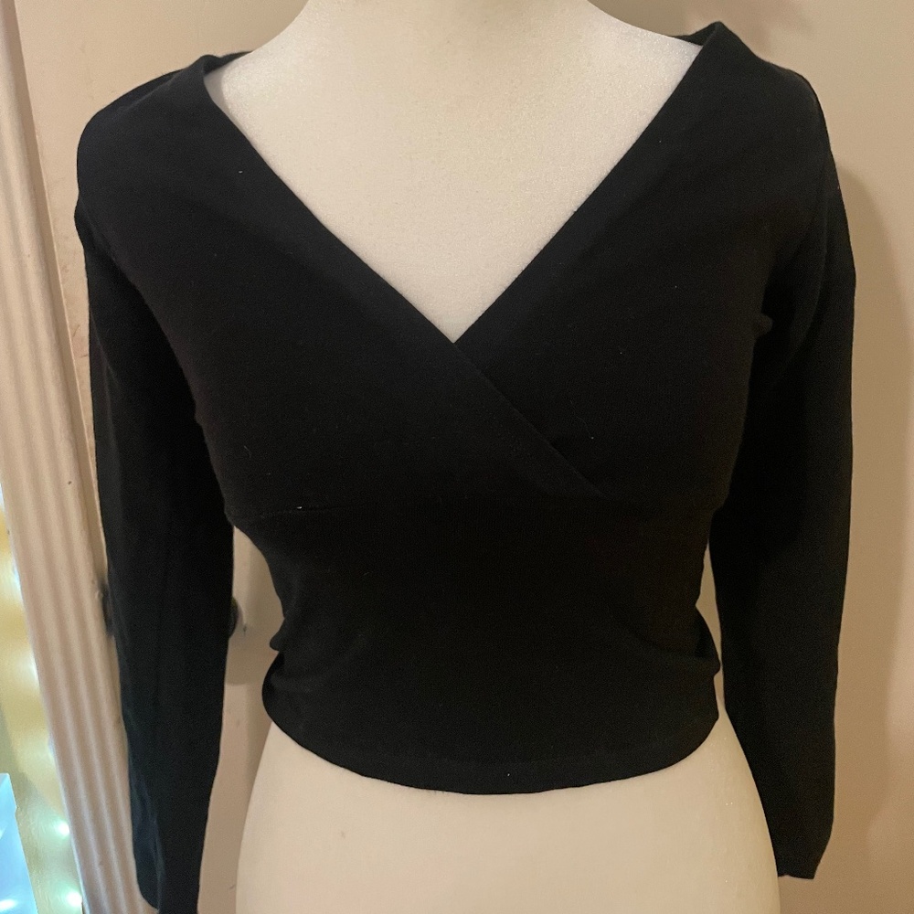 Black Brandy Melville Crossbody Long Sleeve
